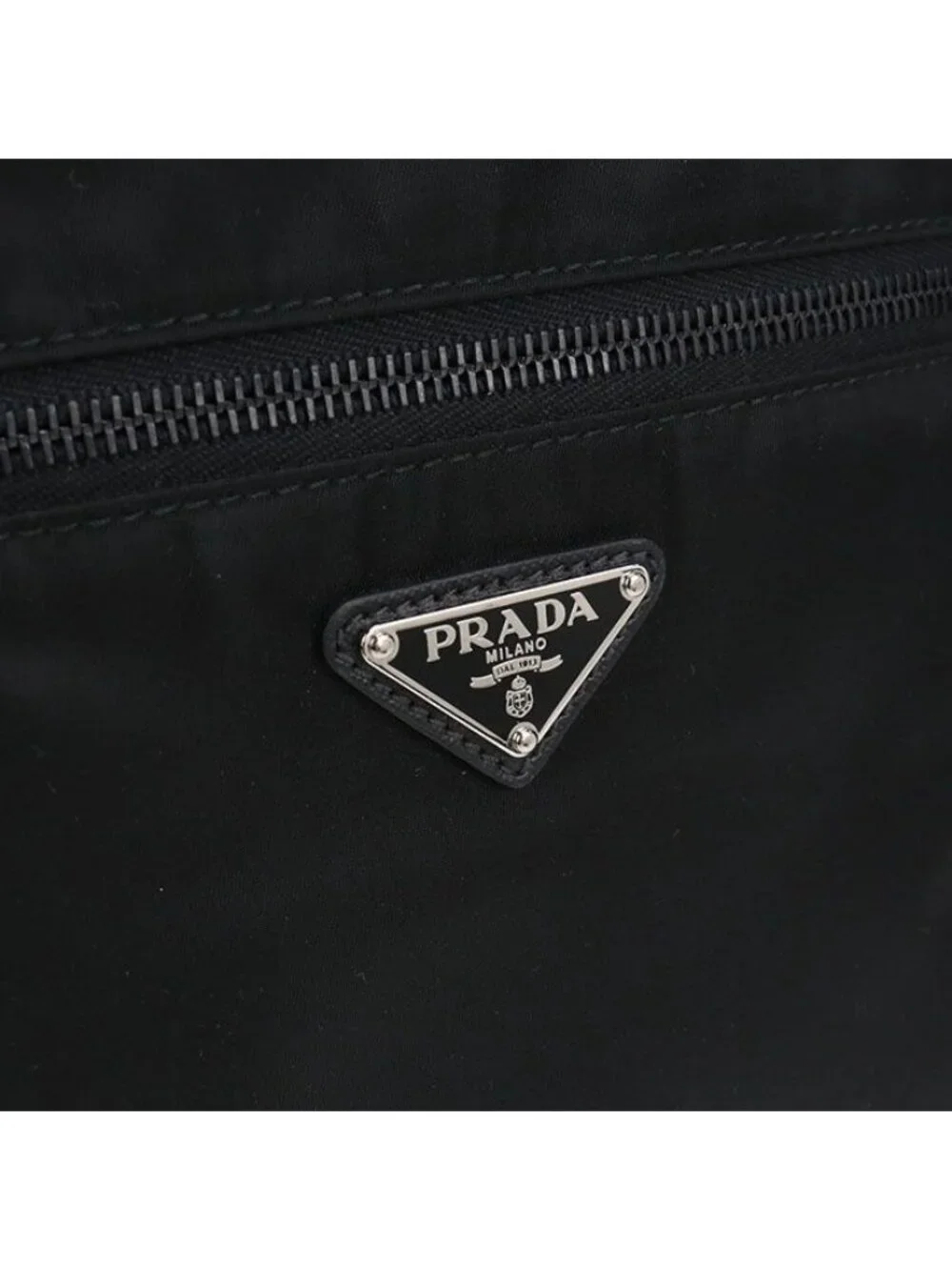Prada Triangle Logo Shoulder Bag Nylon